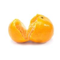 Orangen auf weißem Hintergrund foto