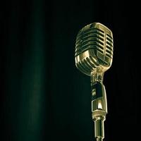 Vintage Mikrofon. foto