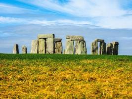 HDR-Stonehenge-Denkmal in Amesbury foto