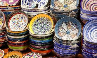 türkische keramik im großen basar, istanbul, türkei foto