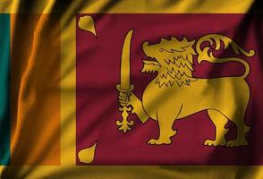 Flagge von Sri Lanka foto