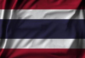 Flagge von Thailand foto