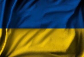 Flagge der Ukraine foto