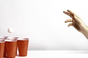 Bier-Pong-Spiel foto