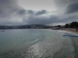 s'agaro strand an der katalanischen costa brava, spanien foto