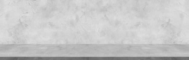 graue horizontale dekorative zementwand. Raumhintergrund. abstrakter Tapetenhintergrund. Hintergrund. foto