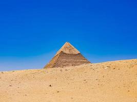 Pyramide von Khafre in Gizeh, Ägypten foto