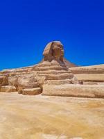 Große Sphinx von Gizeh in Ägypten foto