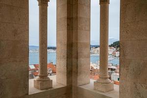 Split, Kroatien-Säule foto