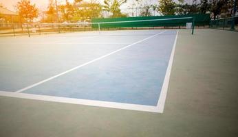 alter Tennisplatz foto