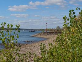 der rhein bei wesel foto