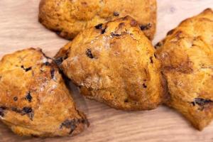 frischer Scone in einer Küche foto