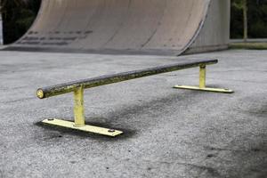 Skateboard-Grind-Schiene foto