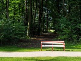 Sommerzeit in einem deutschen Park foto