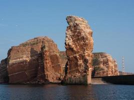 Insel Helgoland in der Nordsee foto