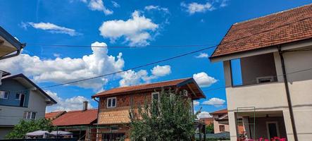 Erstaunliche Belgrader Wolken Serbien foto