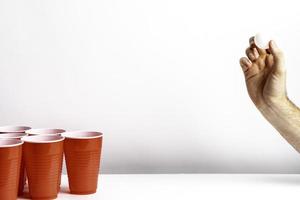 Bier-Pong-Spiel foto