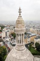 paris-blick von der basilika sacre coeur foto