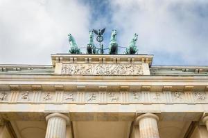 brandenburger tor in berlin, deutschland foto