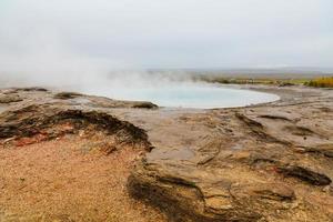 Geysir in Island foto