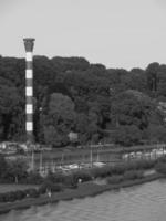 Hamburg an der Elbe in Deutschland foto