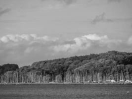 Der Strand von Eckernförde in Deutschland foto