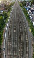 schönste luftpanoramaaufnahmen und hochwinkelansicht von england großbritannien, foto