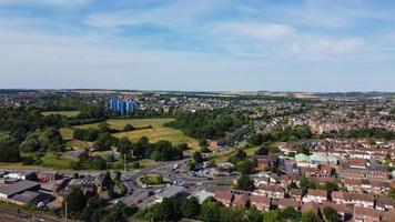 Schöne Luftaufnahme und Aufnahmen aus dem hohen Winkel von Leagrave Station Area of London Luton Town of England UK foto
