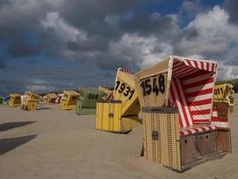 langeoog insel in der deutschen nordsee foto