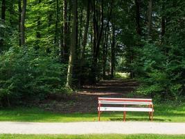 Sommerzeit in einem deutschen Park foto