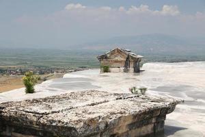 antikes grab von hierapolis in pamukkale, türkei foto