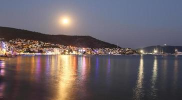 Stadt Bodrum in der Türkei foto