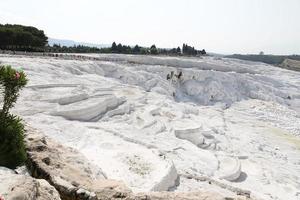 Travertine in Pamukkale foto