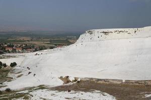 Travertine in Pamukkale foto