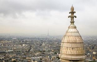 paris-blick von der basilika sacre coeur foto
