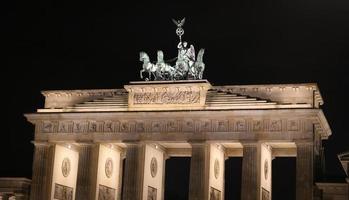 brandenburger tor in berlin, deutschland foto