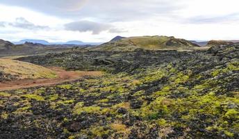 Lavafeld Leirhnjukur auf Island foto