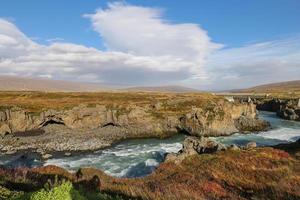 Skjalfandafljot-Fluss in Island foto