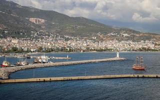 Stadt Alanya in Antalya, Türkei foto