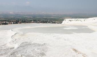 Travertine in Pamukkale foto