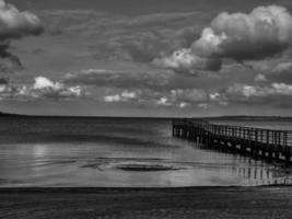 Der Strand von Eckernförde in Deutschland foto