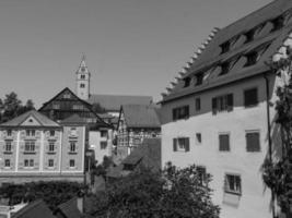 die stadt meersburg am bodensee foto