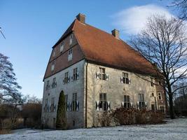 die stadt billerbeck im deutschen münsterland foto