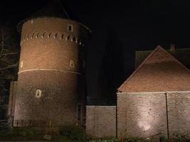 borken stadt zur weihnachtszeit foto