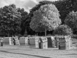 Der Strand von Eckernförde in Deutschland foto