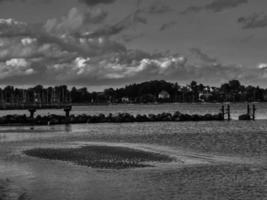 Der Strand von Eckernförde in Deutschland foto