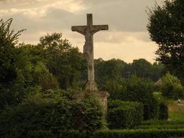 das kleine dorf weseke in westfalen foto