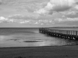 Der Strand von Eckernförde in Deutschland foto