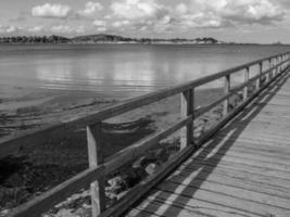 Der Strand von Eckernförde in Deutschland foto