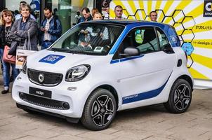 frankfurt - september 2015 smart fortwo präsentiert auf der iaa internation foto